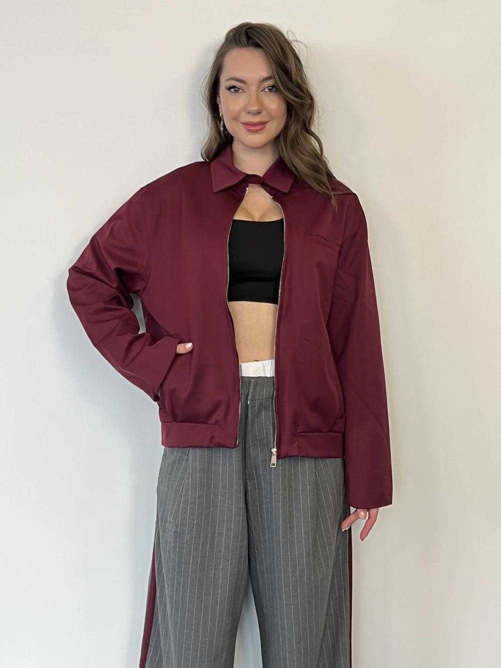 Bordo Jacket Line Pant Sets