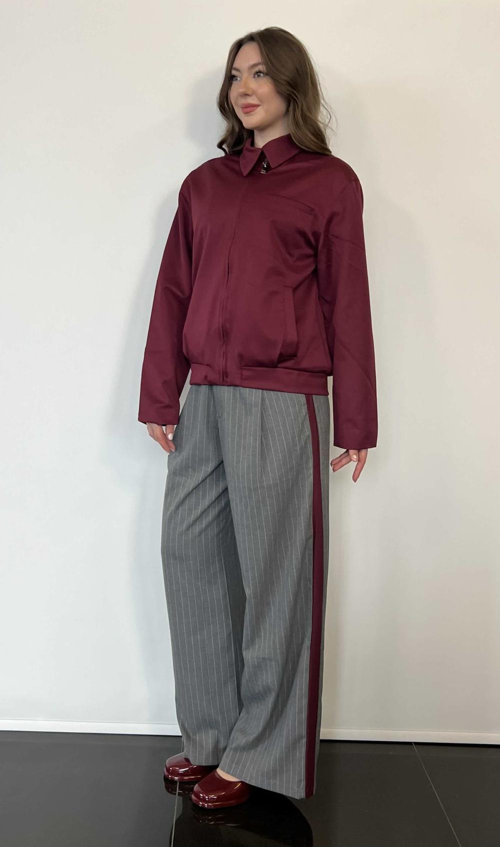 Bordo Jacket Line Pant Sets