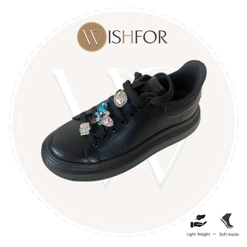 Sport Shoes with swarovsky in lace 