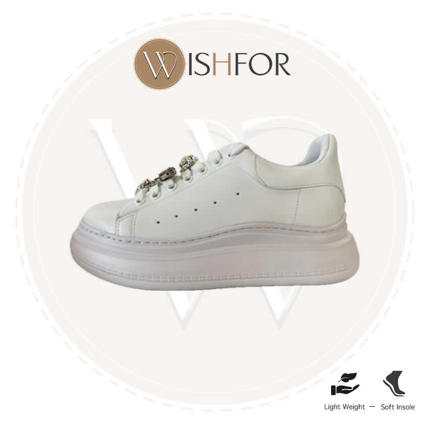 Sport Shoes with swarovsky in lace 