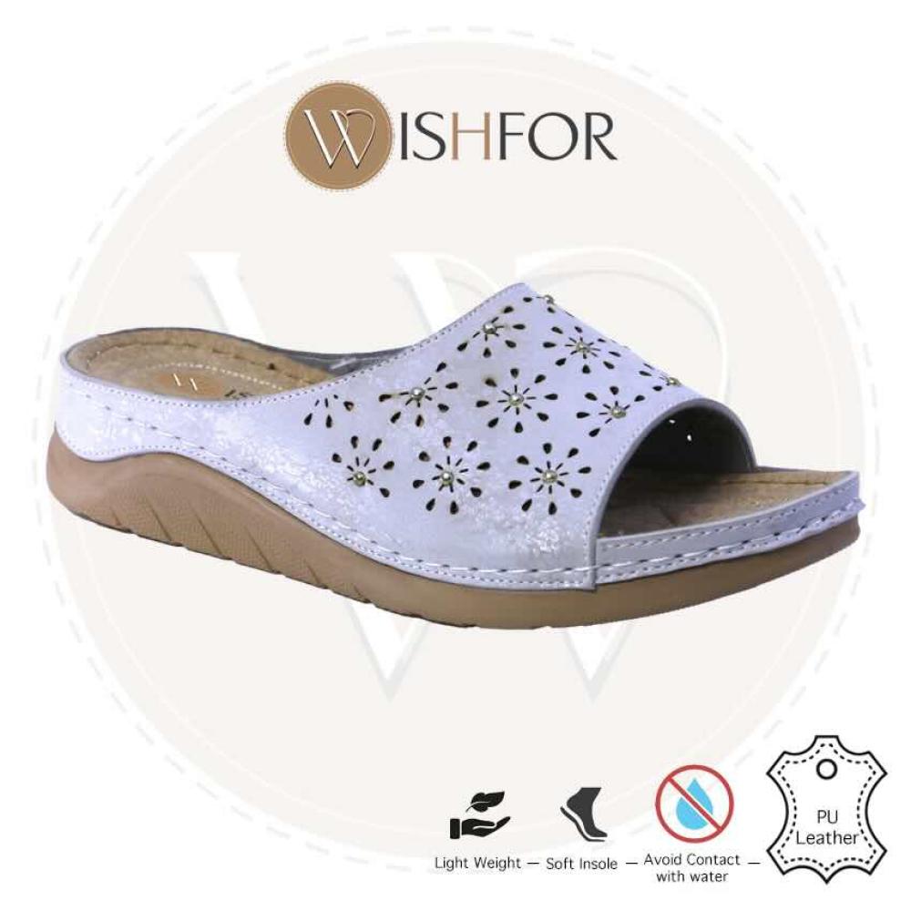 Wishfor slipper flower design upper 