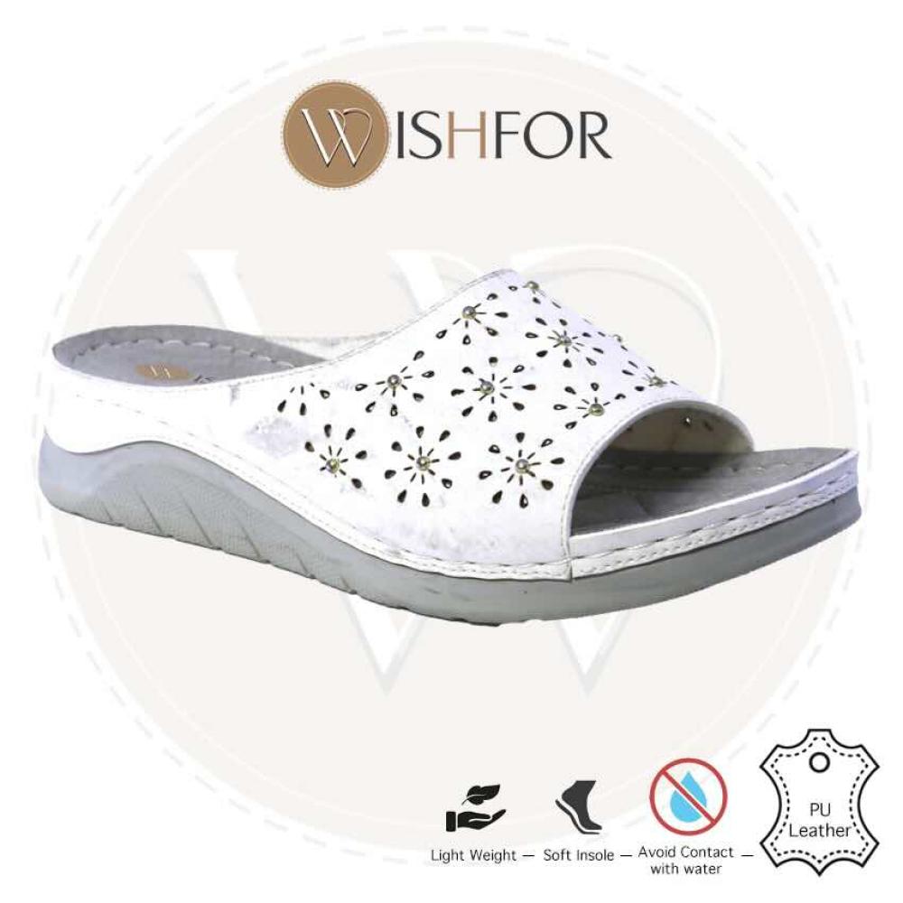 Wishfor slipper flower design upper 