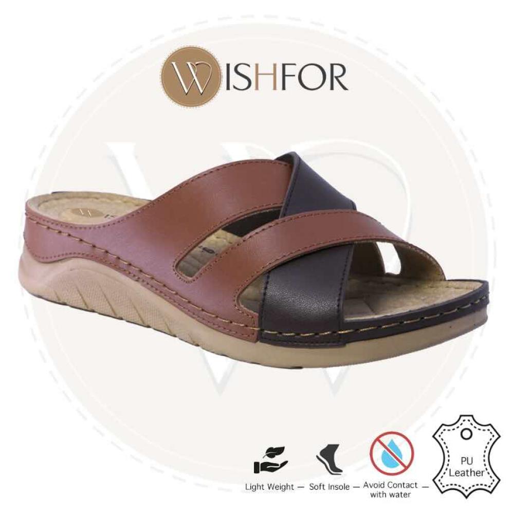 Wishfor slipper Cross Band Double Color