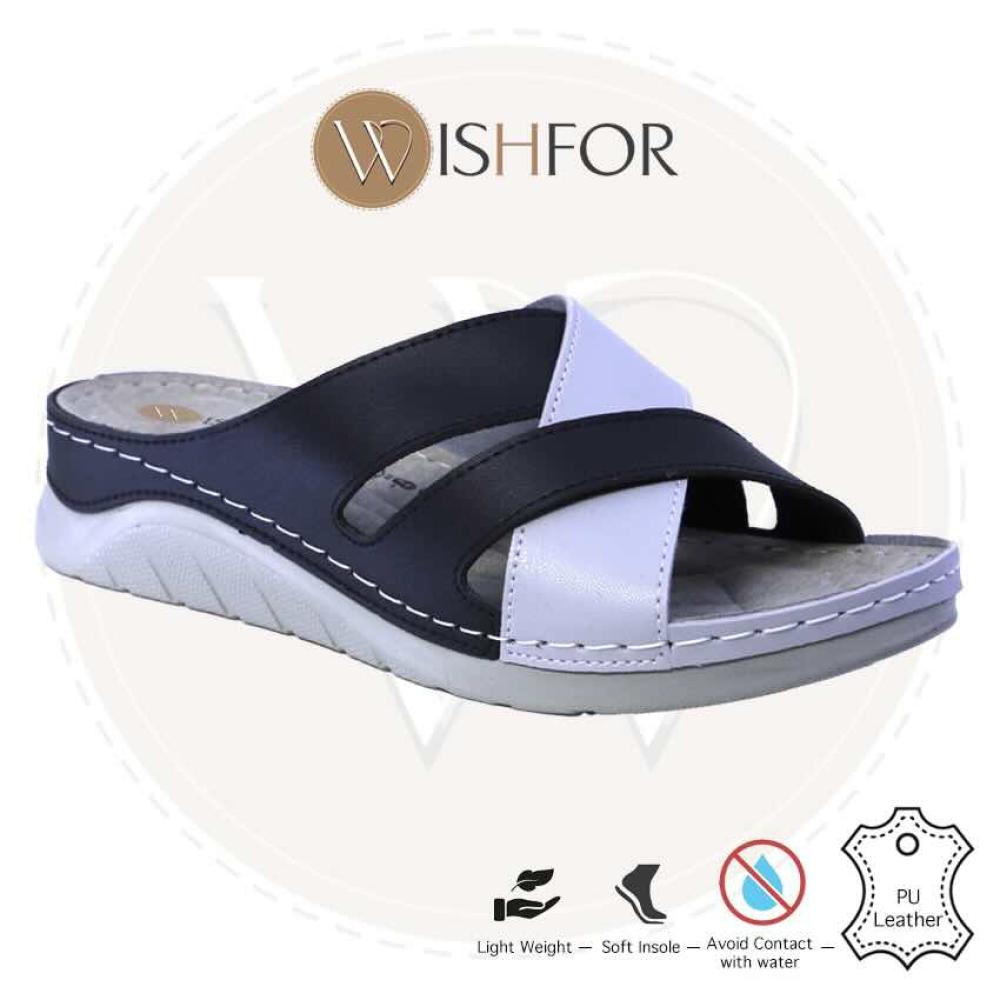 Wishfor slipper Cross Band Double Color